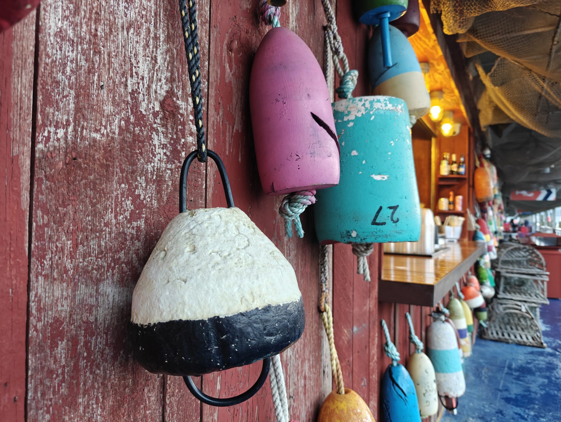 Bouys on a wooden wall - OnePlus Open