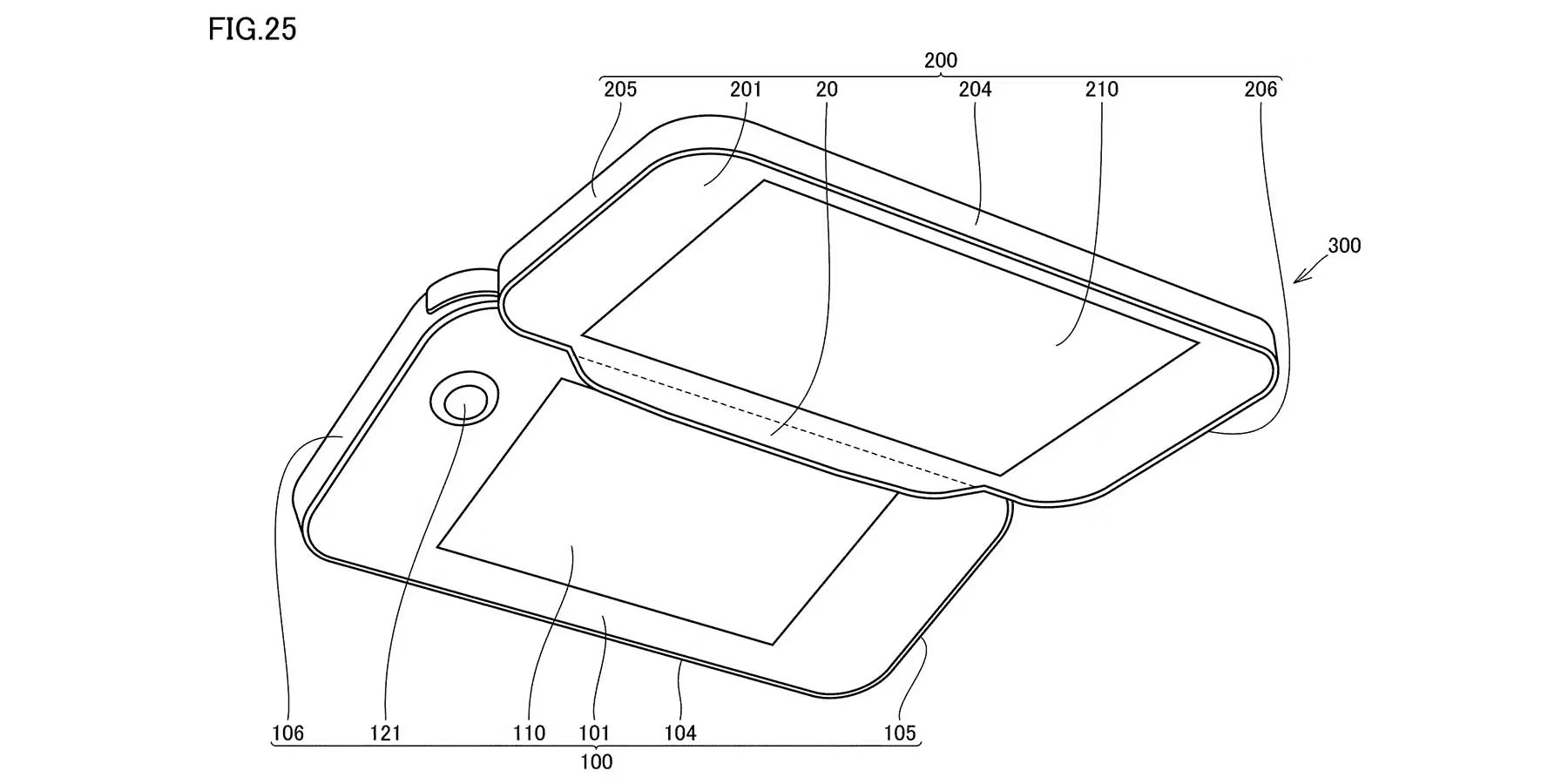 Nintendo Switch 2 Possible Patent October 2023 Inner Displays