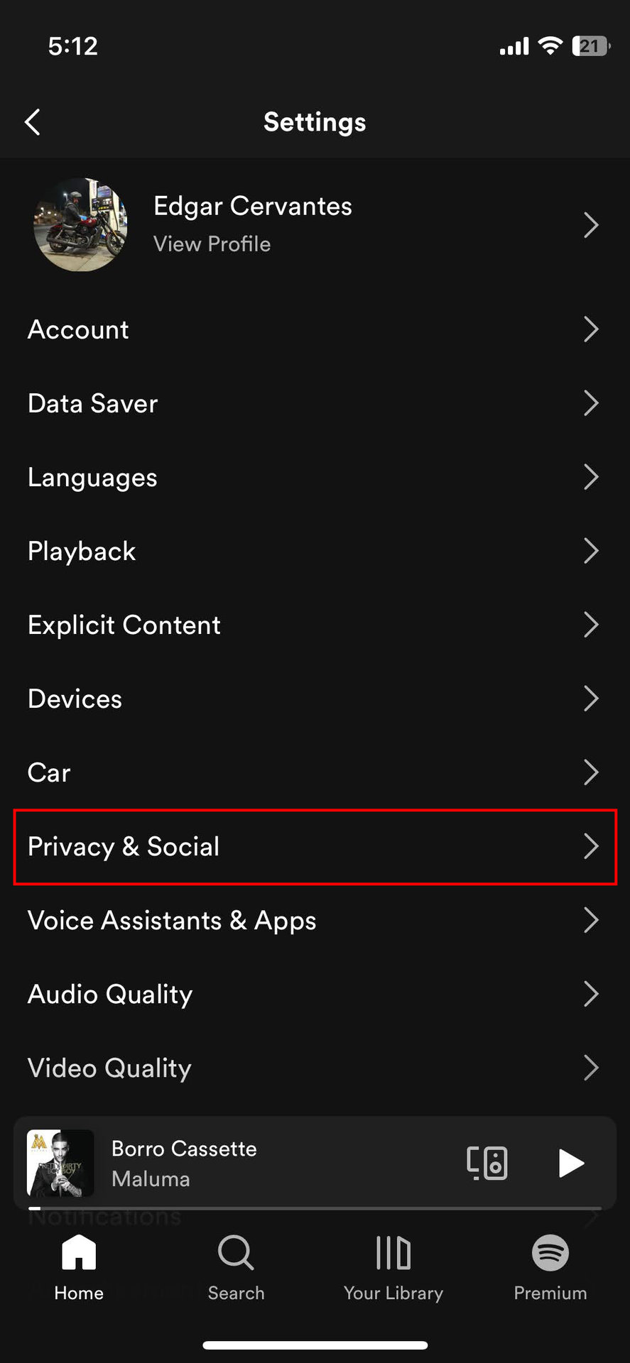 Unblock people on Spotify for iPhone (3)
