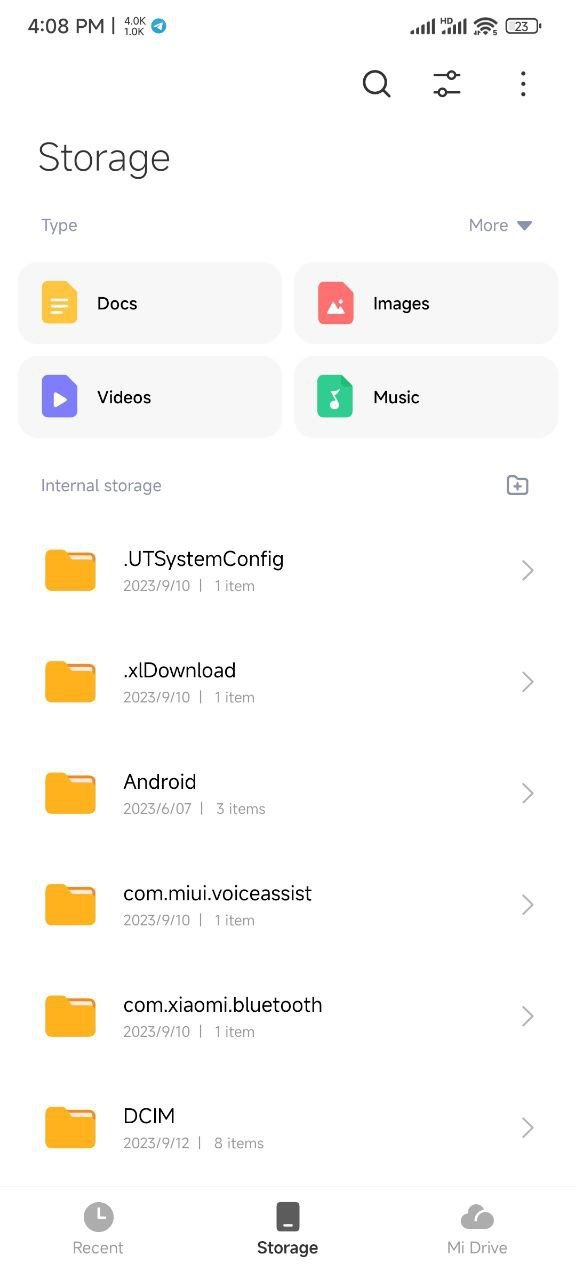 Xiaomi HyperOS File Manager