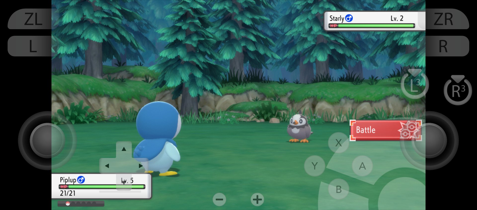 Yuzu emulator on Android Pokemon Brilliant Diamond Screenshot 5 2977