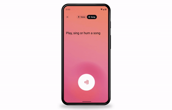 Search by voice or song YouTube