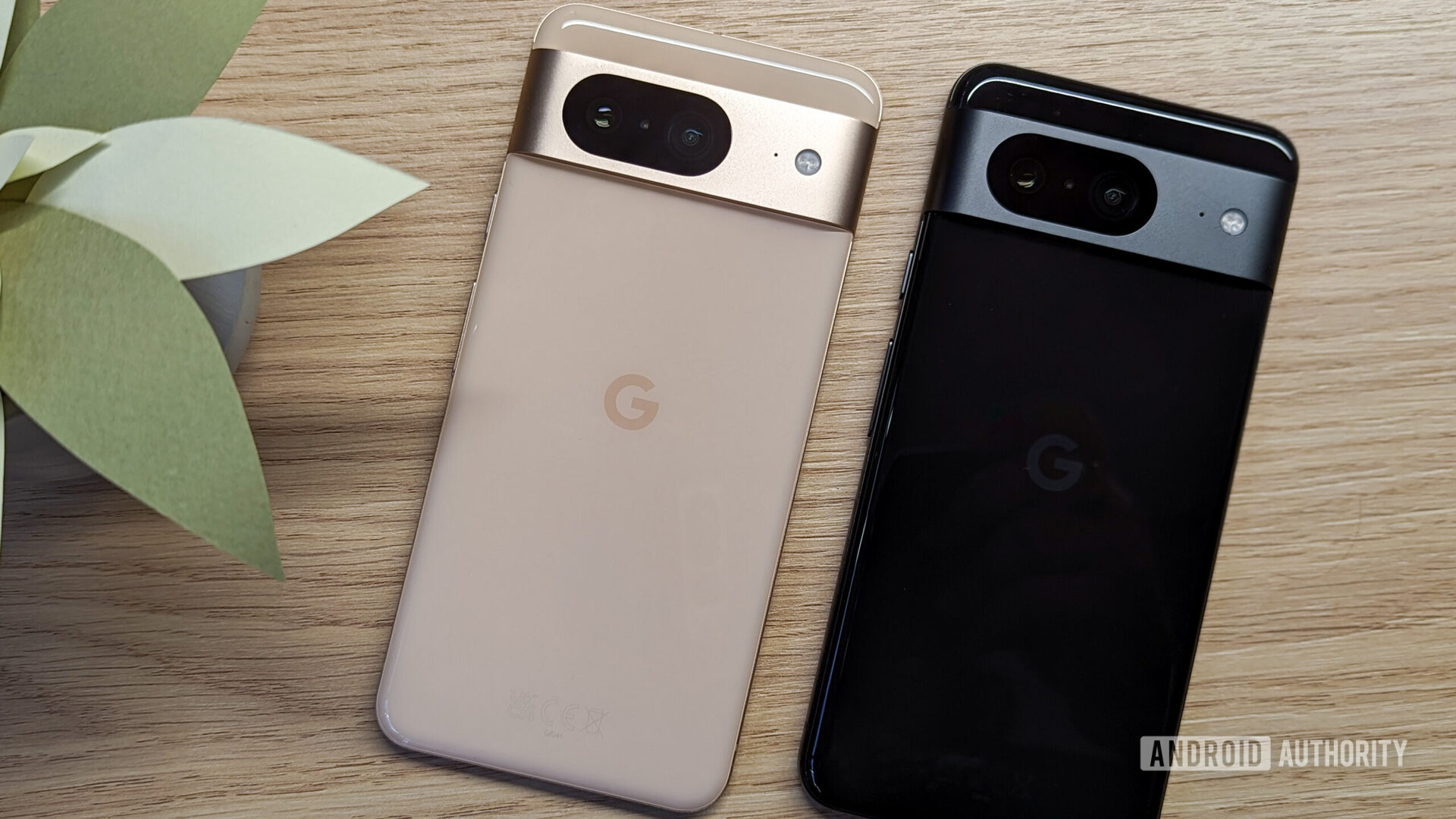 google pixel 8 rear rose and obsidian 2
