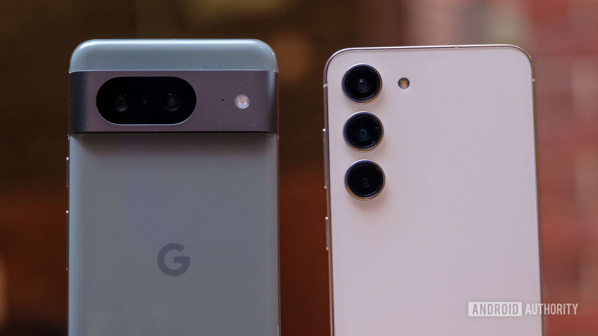 google pixel 8 vs samsung galaxy s23 cameras close