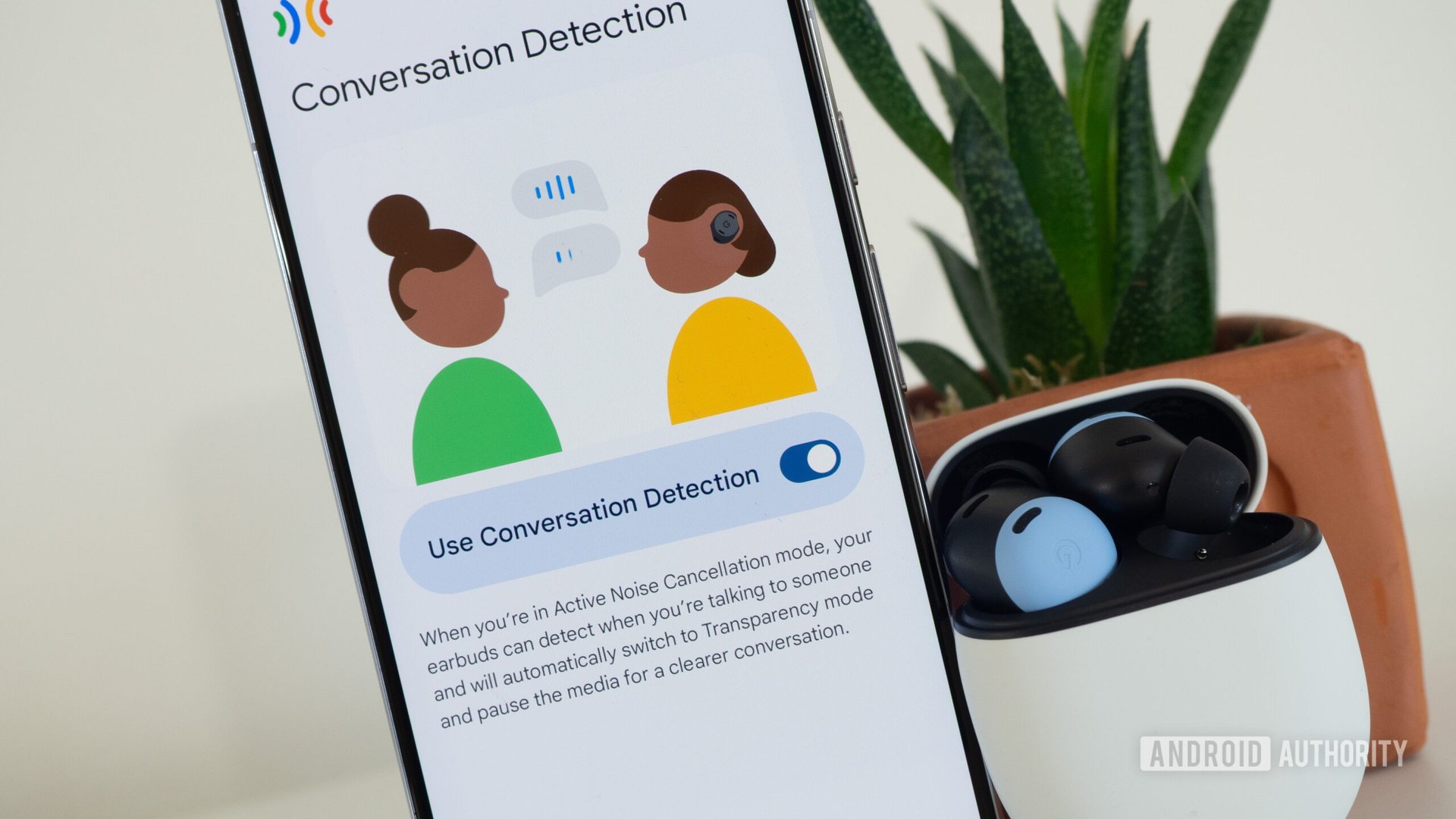 google pixel buds pro bay blue conversation detection 2