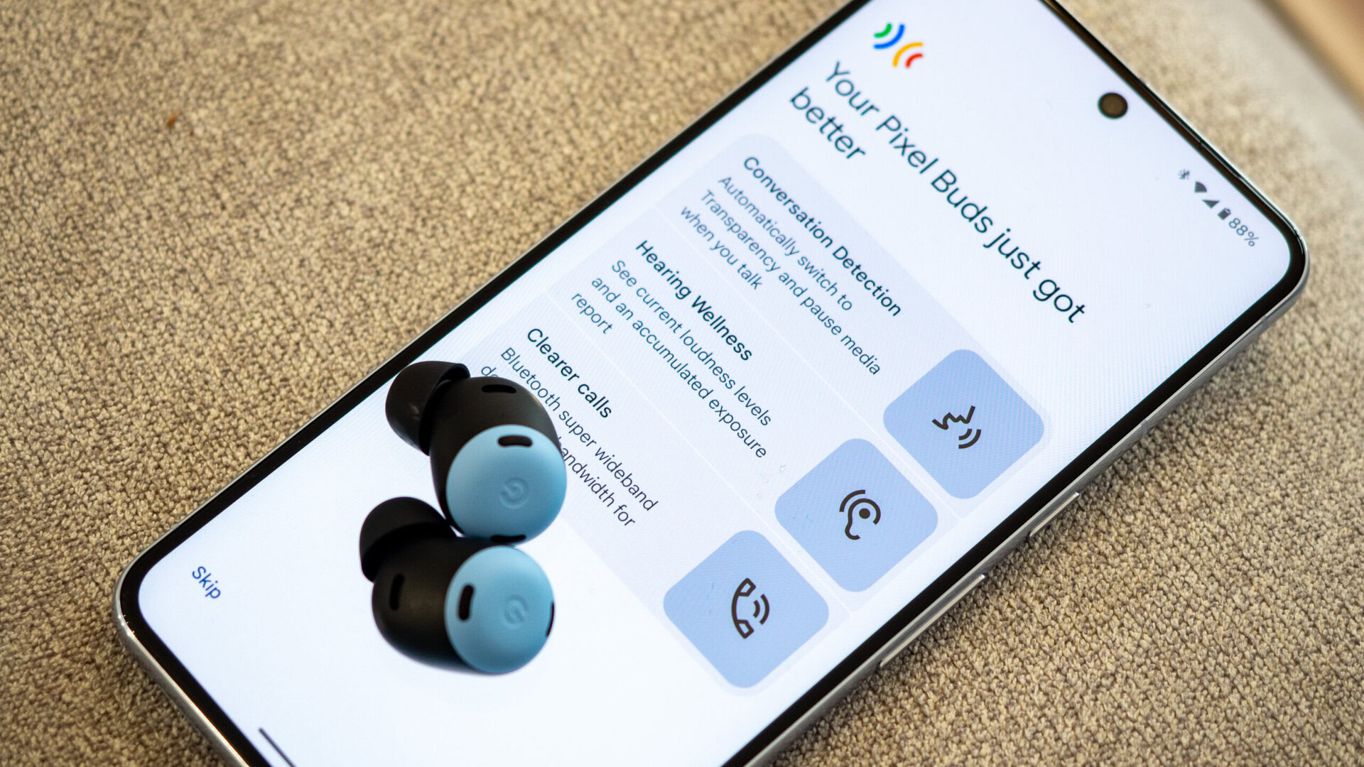 google pixel buds pro bay blue update features