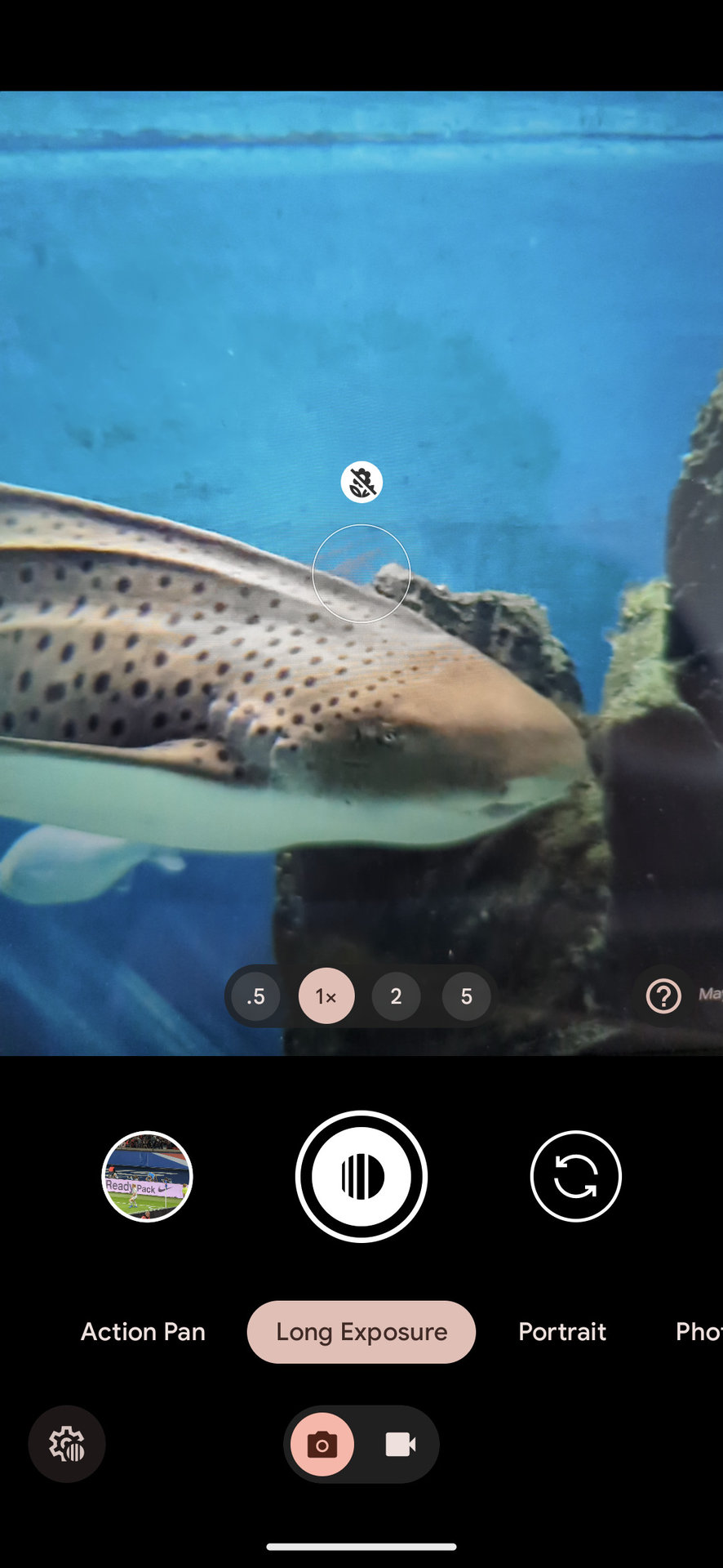 new google pixel camera interface long exposure