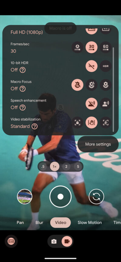 I really like the new Google Pixel camera UI, except for one ...