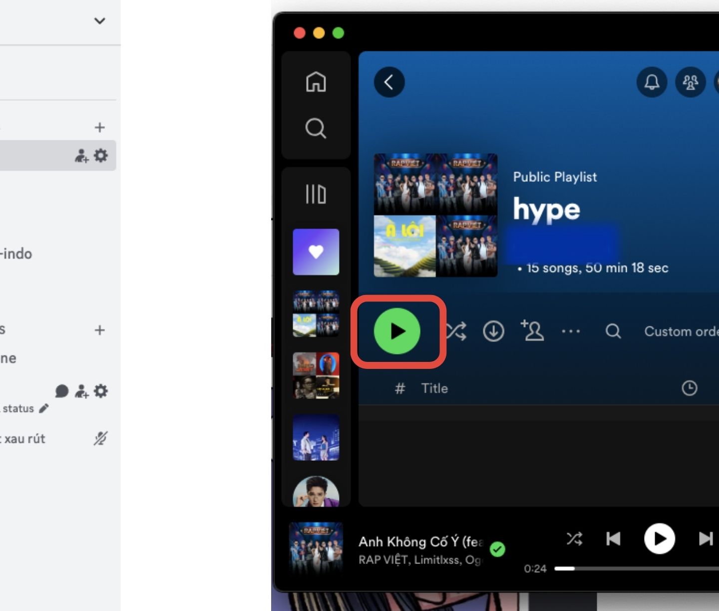 play Spotify in voice channel