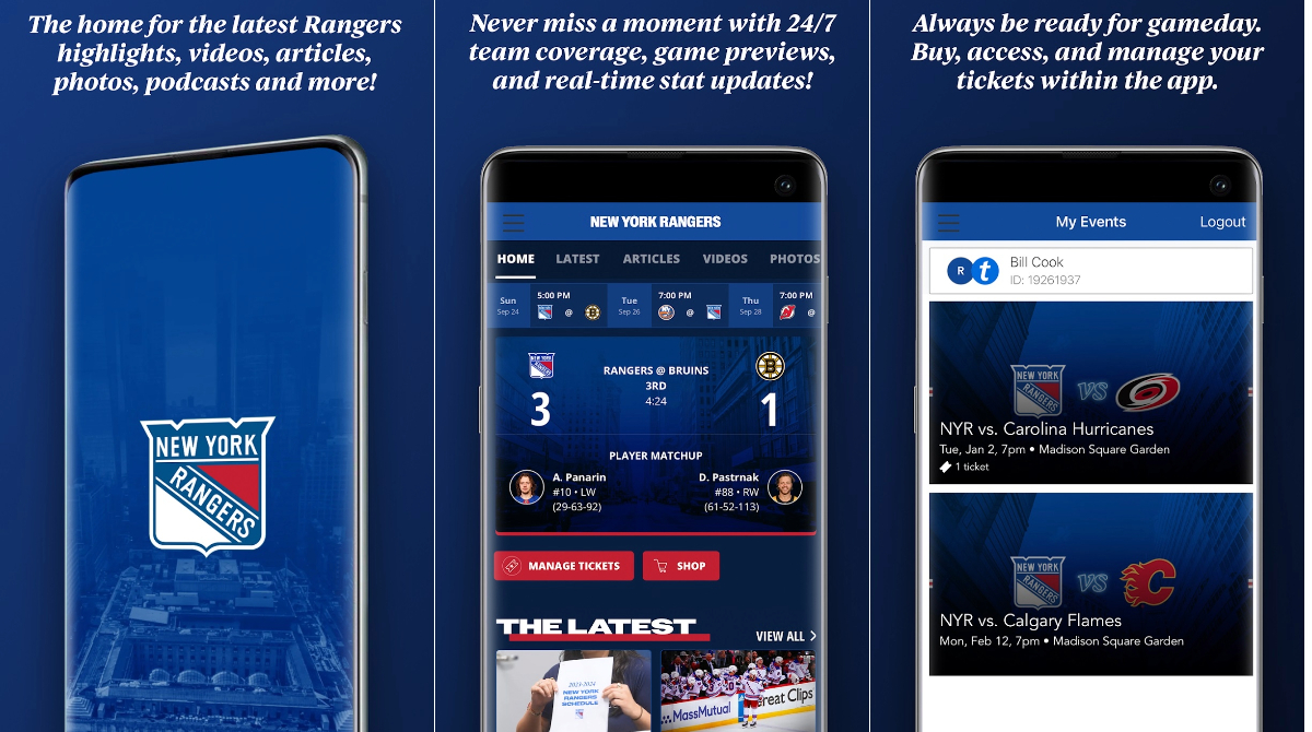 Rangers Launch All-New Official Team App