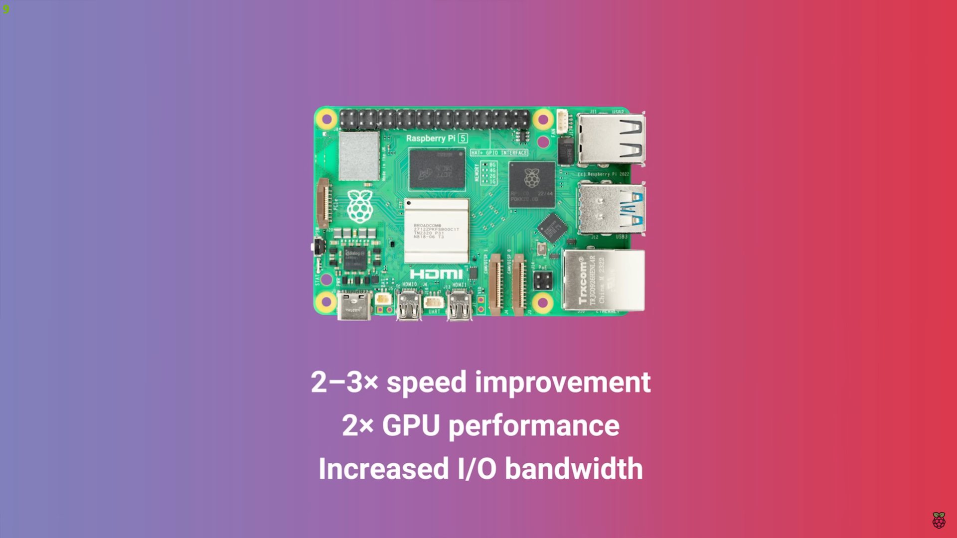 raspberry pi 5 cpu performance slide