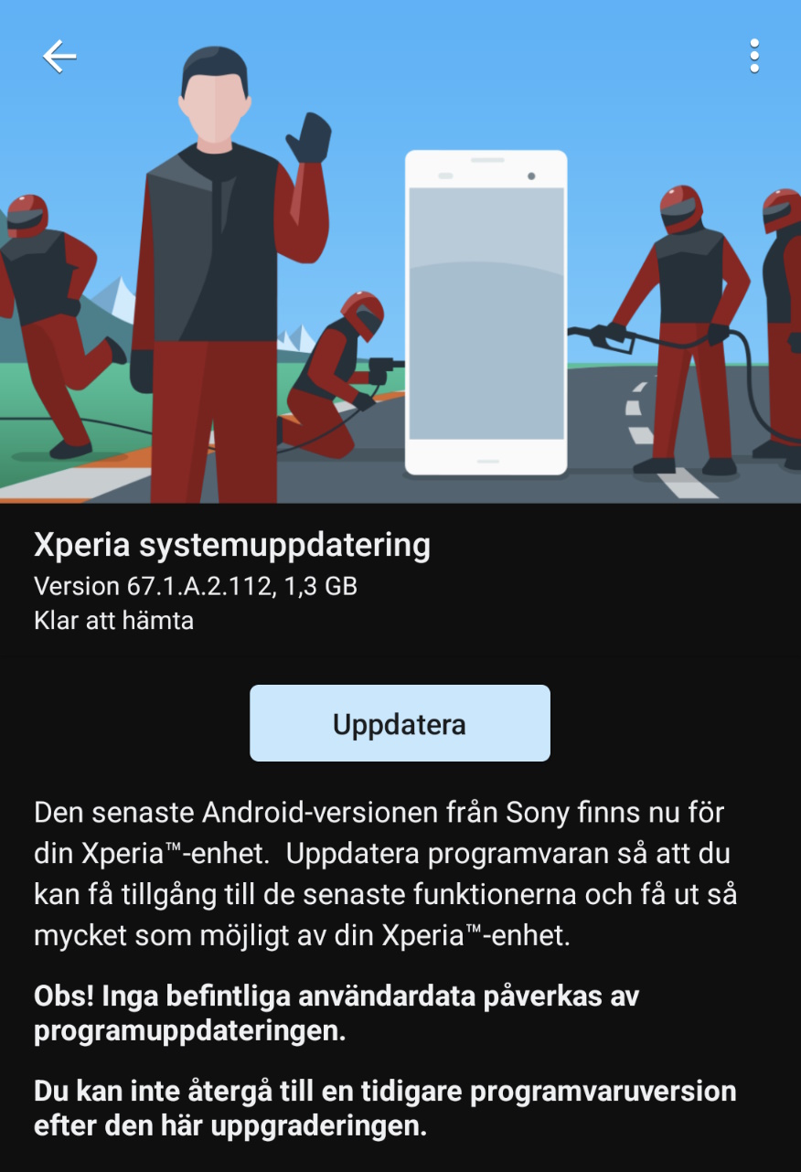 Android 14 for the Sony Xperia 1 V