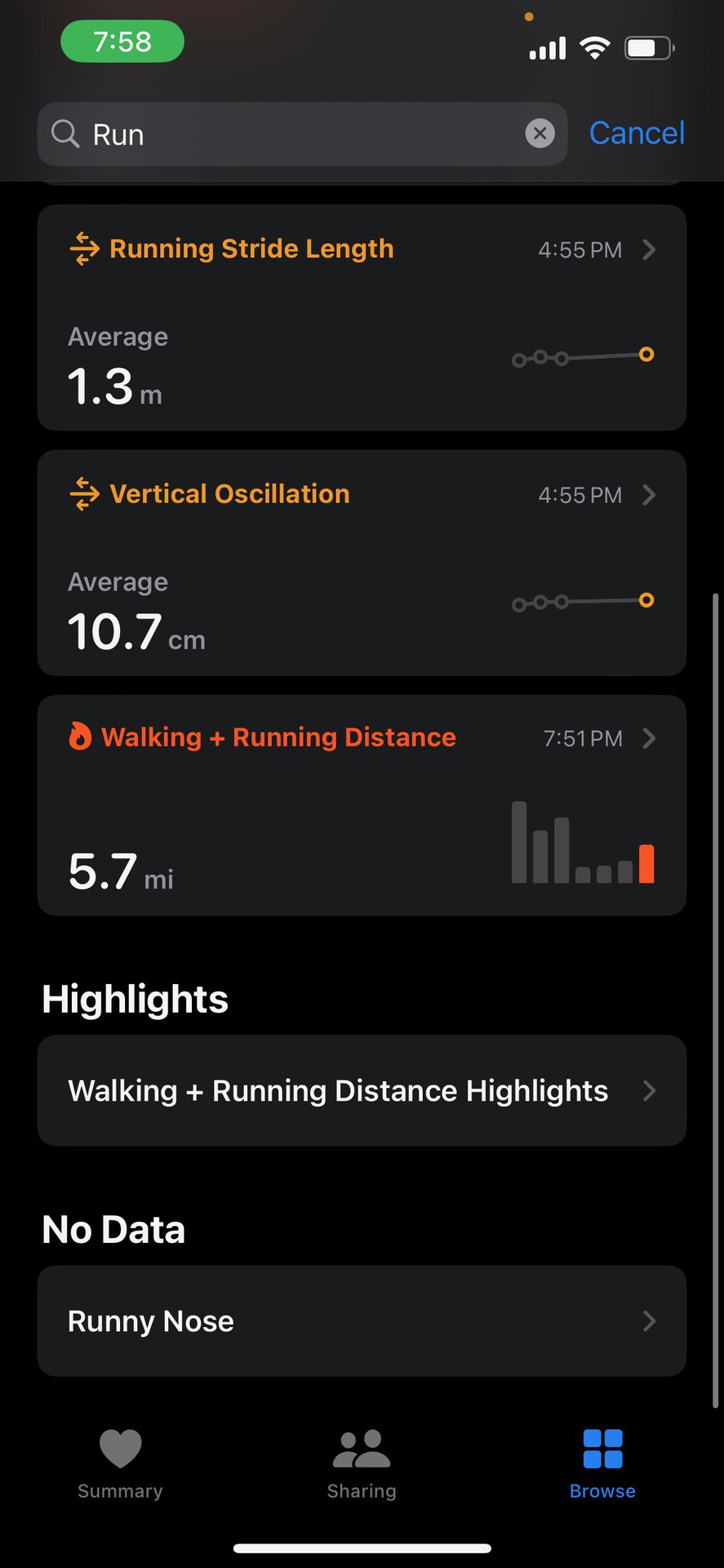 Apple Watch Running Metrics 2