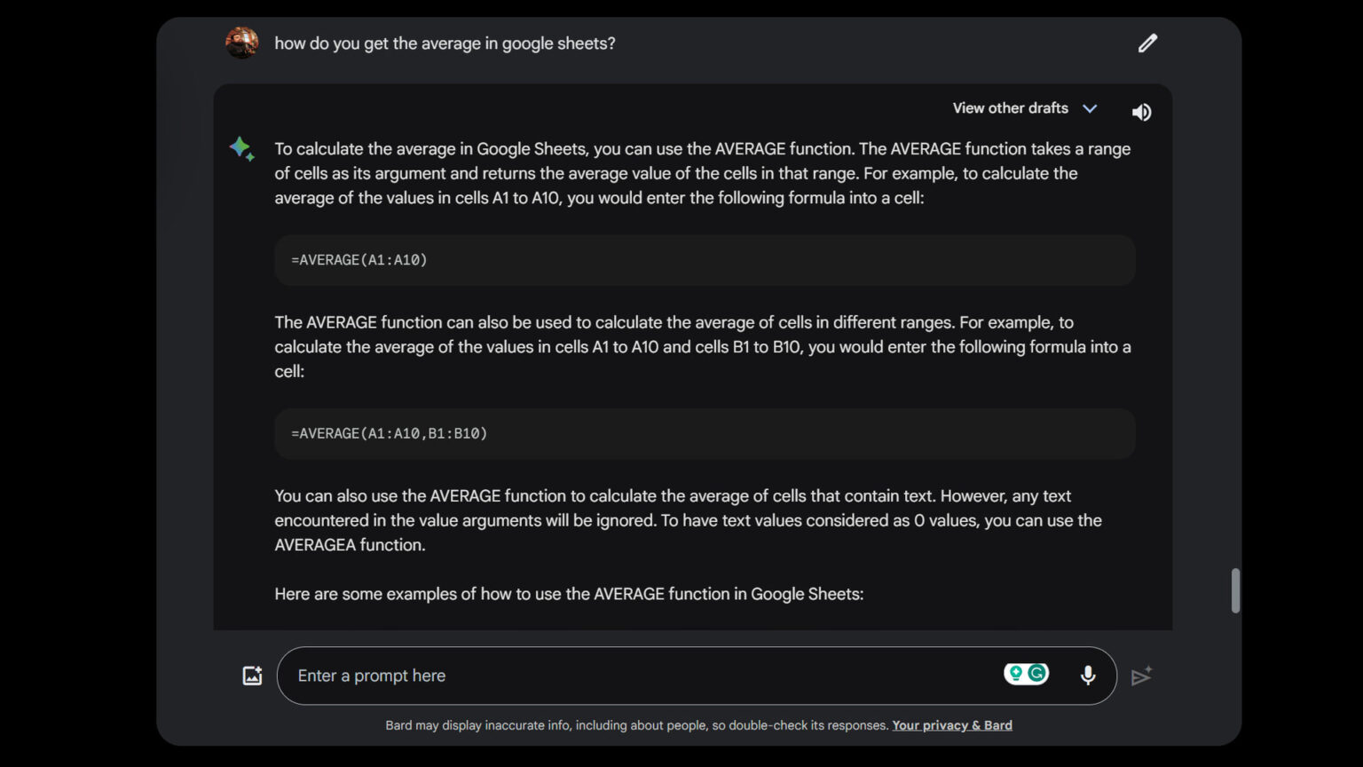 How to use Bard in Google Sheets Android Authority
