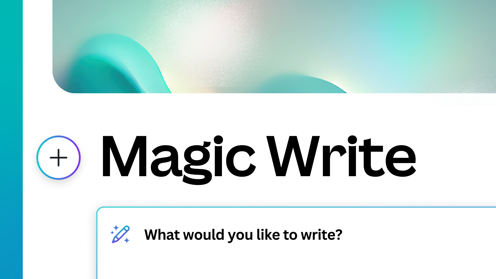 Canva Magic Write