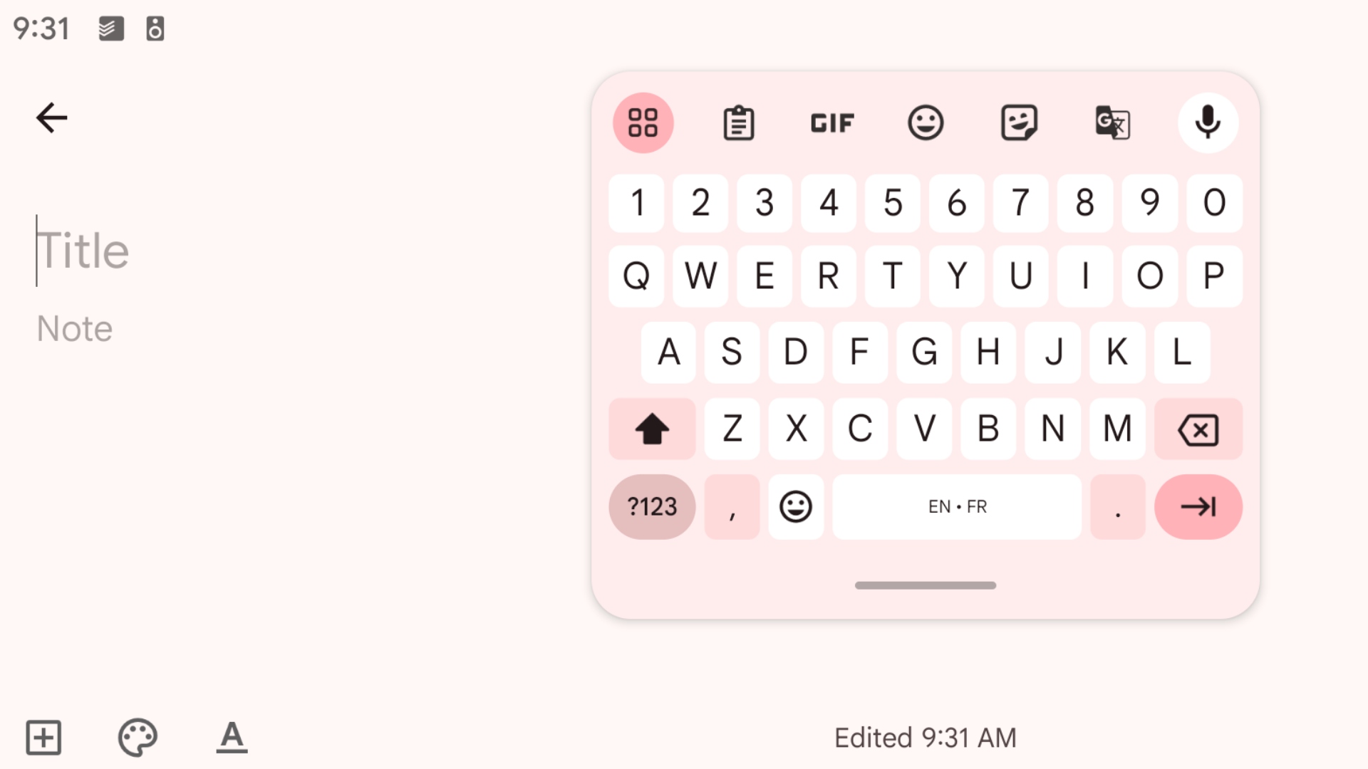 Gboard Floating window