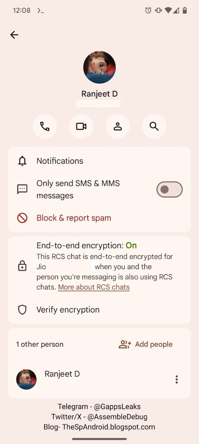 Google Messages is putting on a fresh coat of paint to the Profile UI