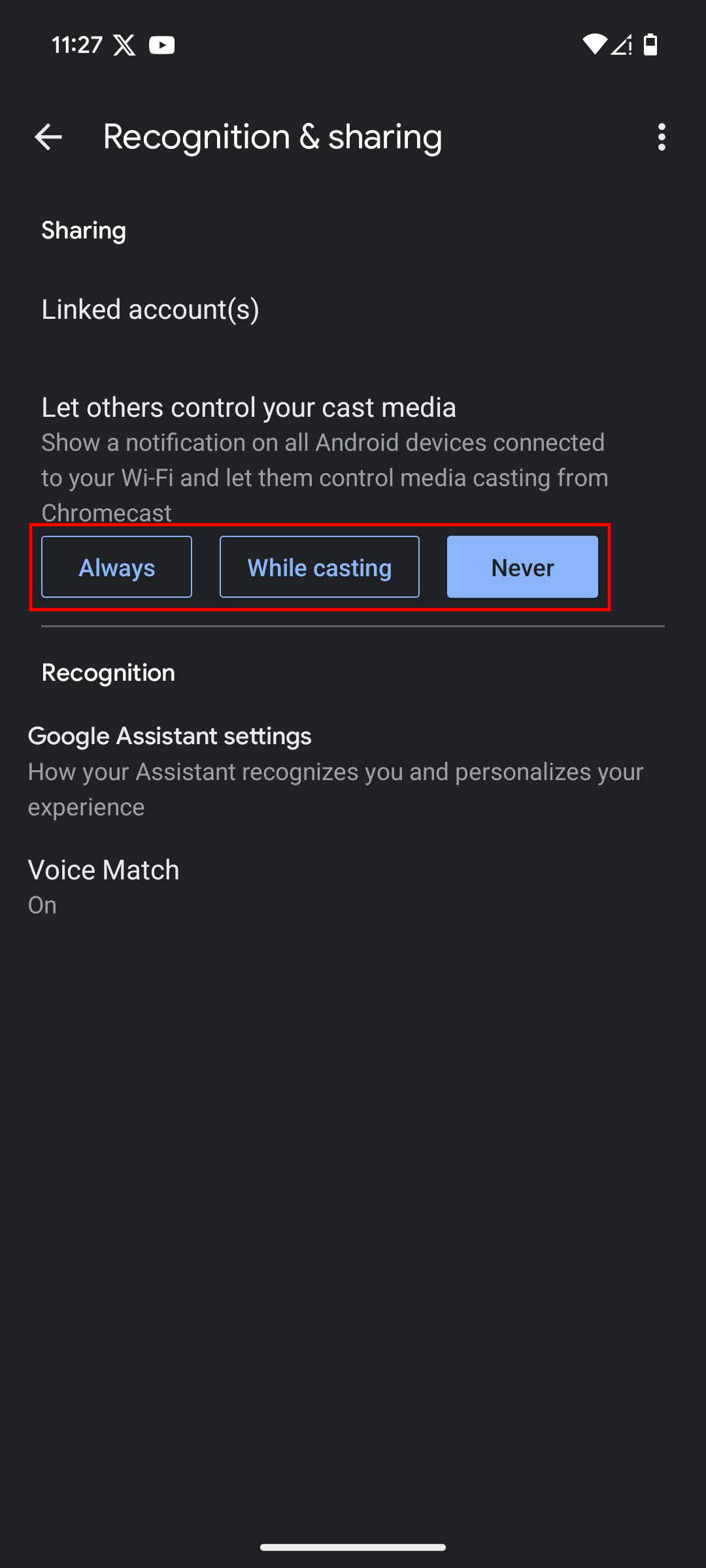 How to allow guests to control Google Cast media (4)
