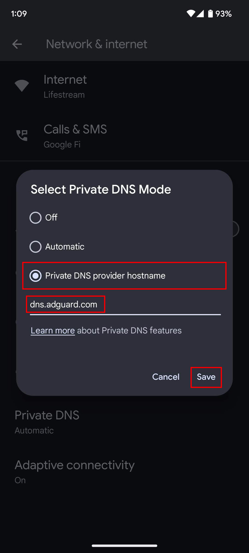 How to block ads on Android by changing the DNS (3)