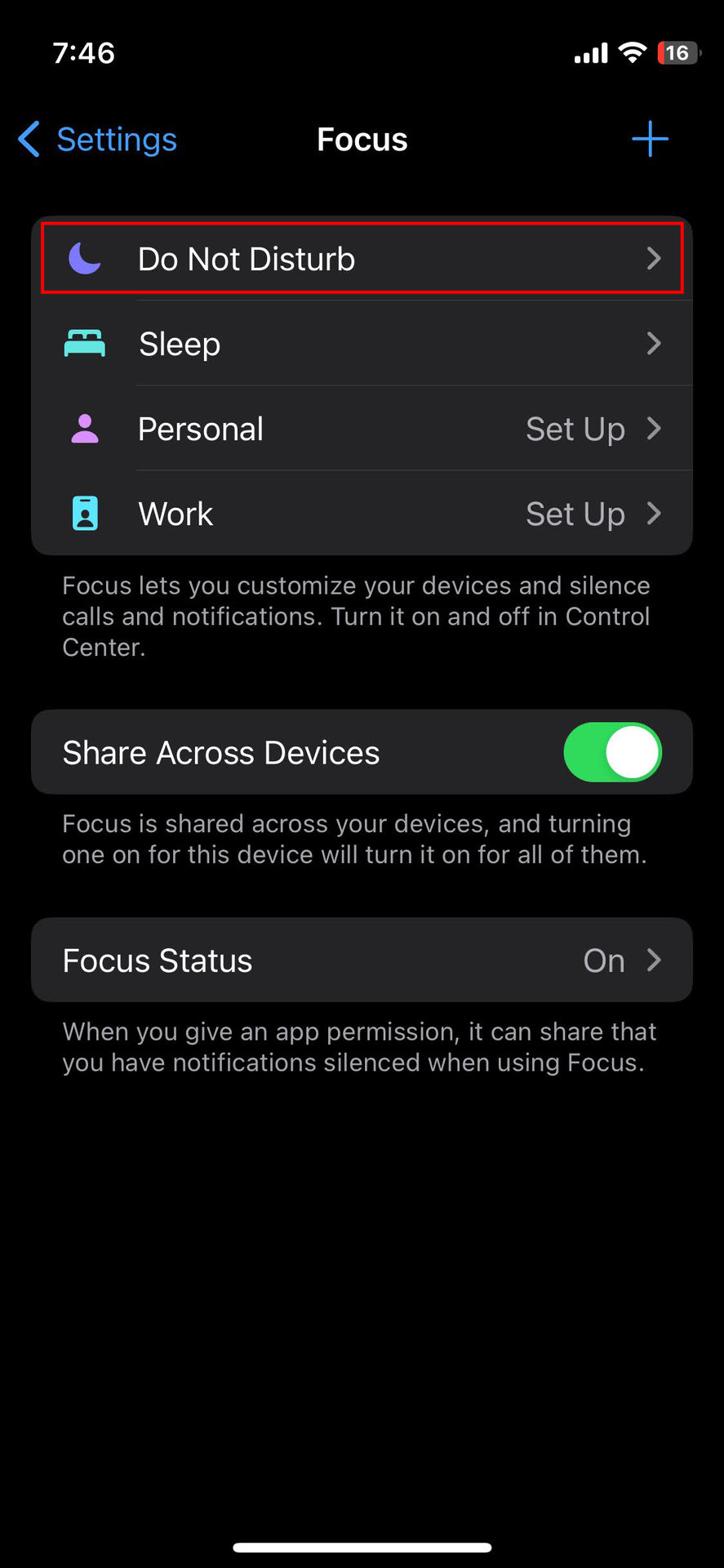 How to block iPhone app notifications using Focus (2)