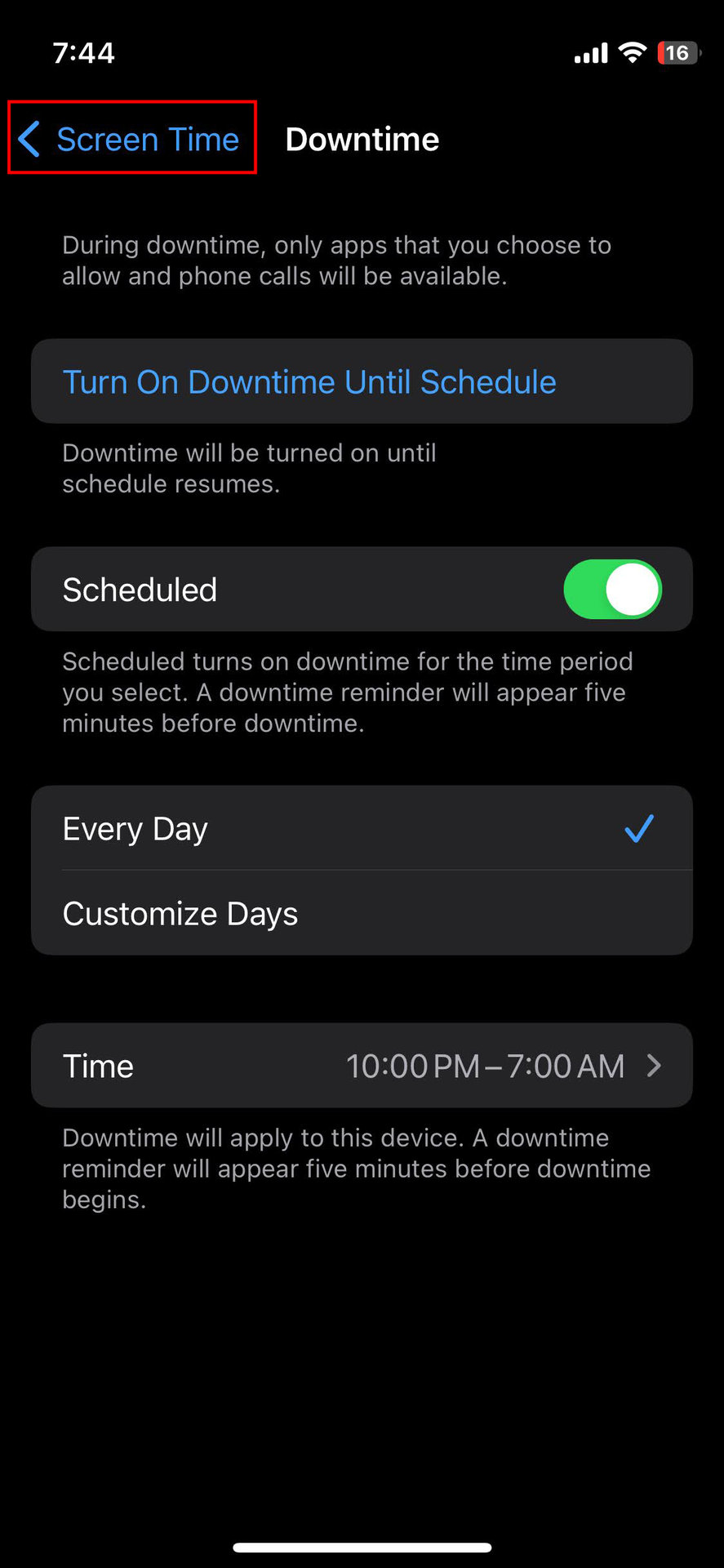 How to block iPhone apps by using Downtime (3)