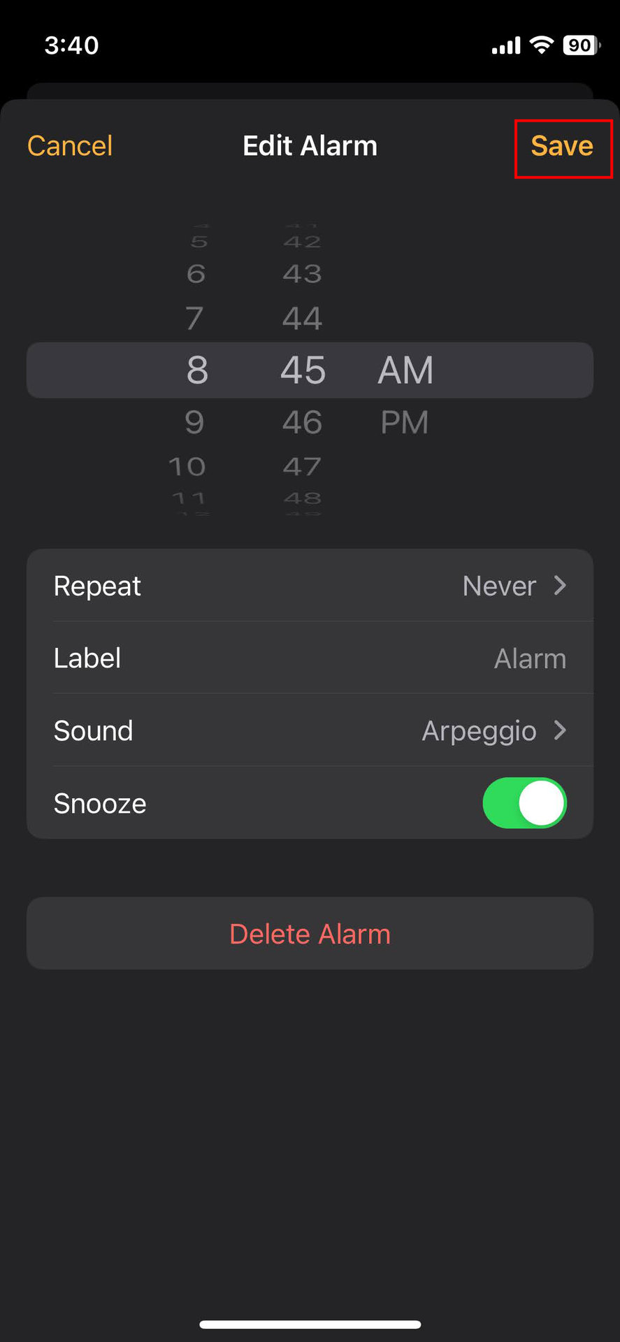 How to change alarm sound on iPhone (4)