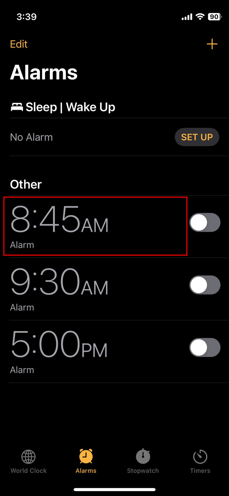 How to check if alarm sound is set to None on iPhone (1)