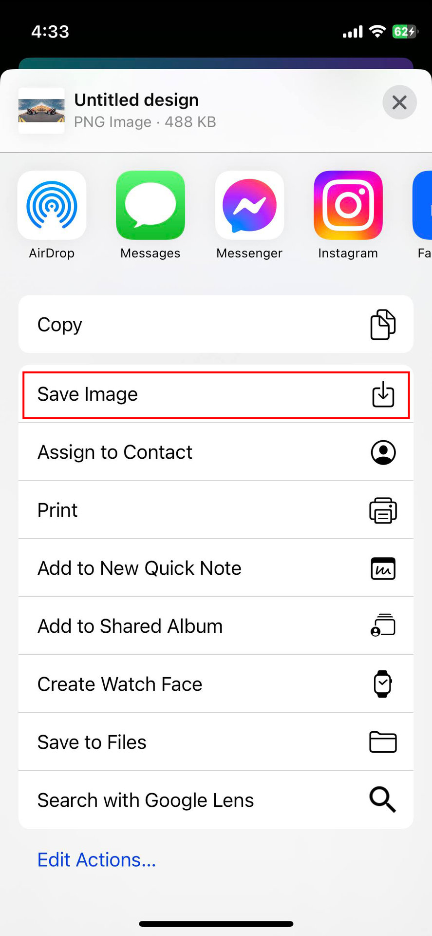 How to combine two photos on an iPhone using an app (8)