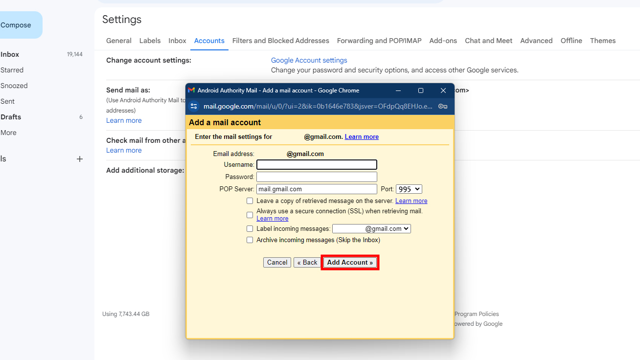 How to import email to the new Gmail account (4)