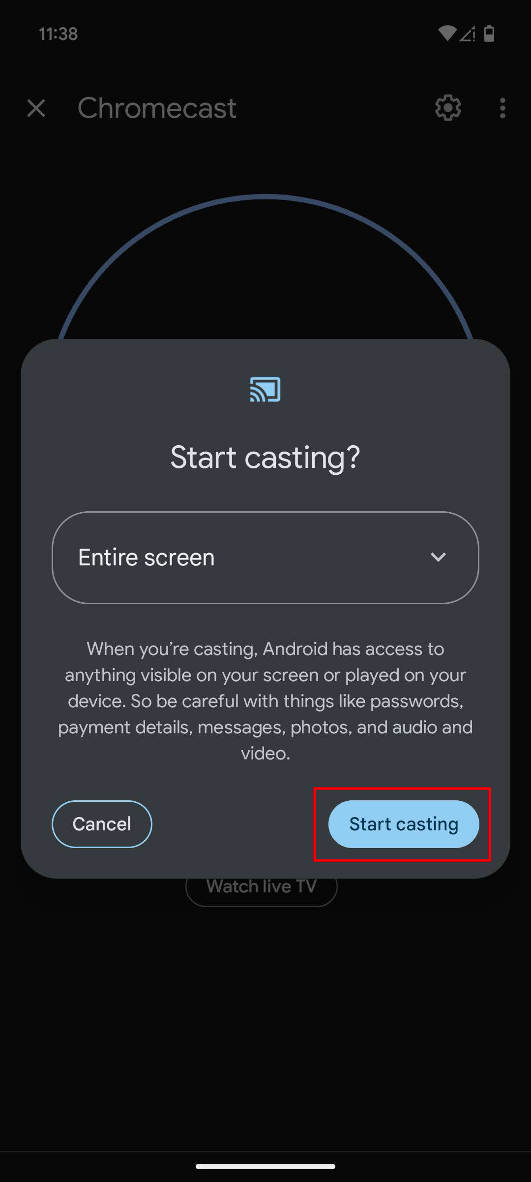 How to mirror your smartphone to Chromecast (5)