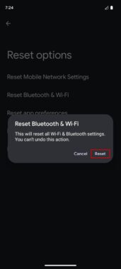 How to reset network settings on an Android phone or tablet