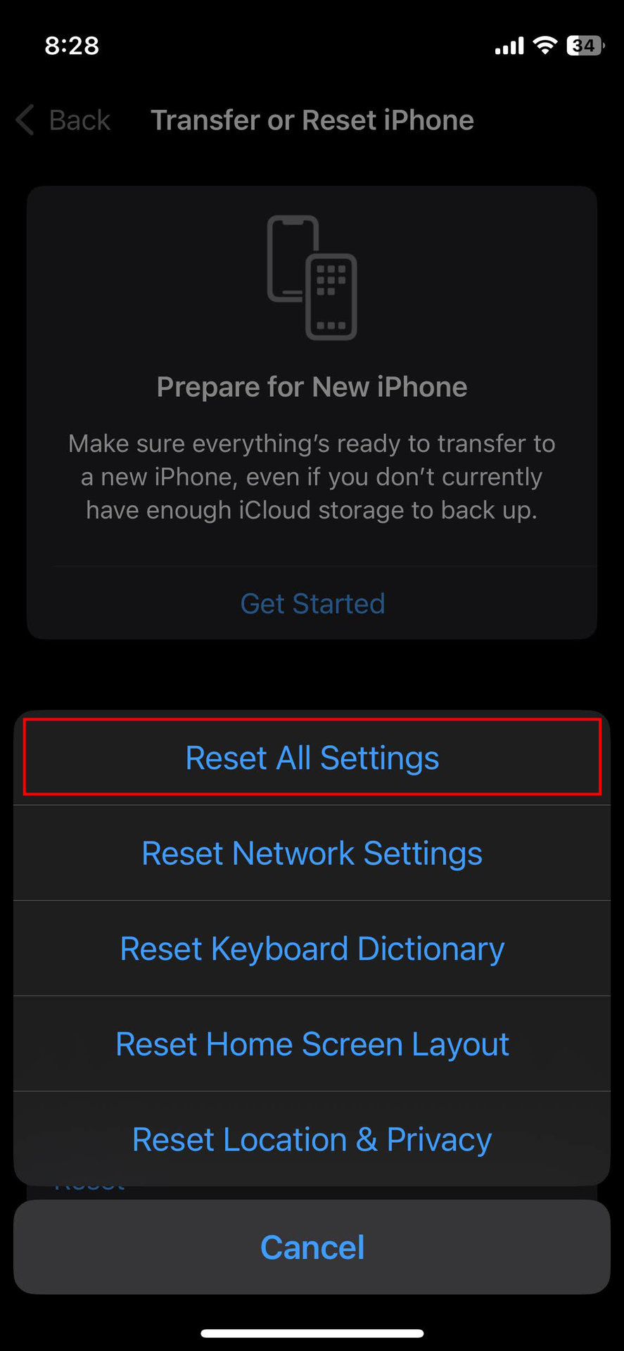 How to reset iPhone settings (4)