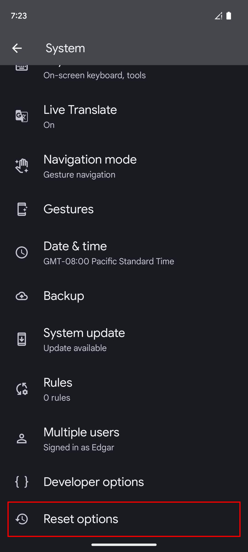 How to reset mobile network settings on Android (2)