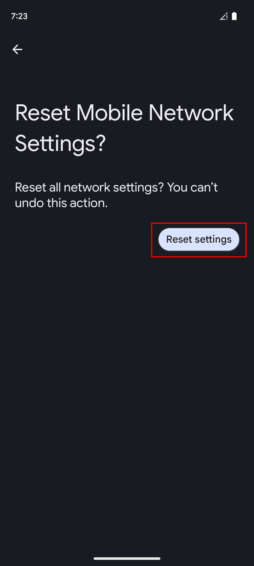 How to reset mobile network settings on Android (5)