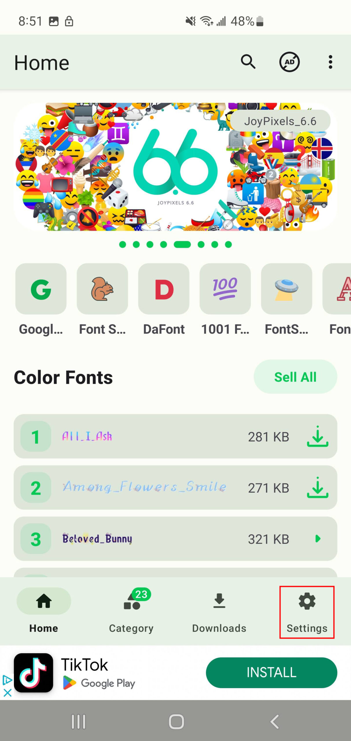 How to set font to default using zFont (1)