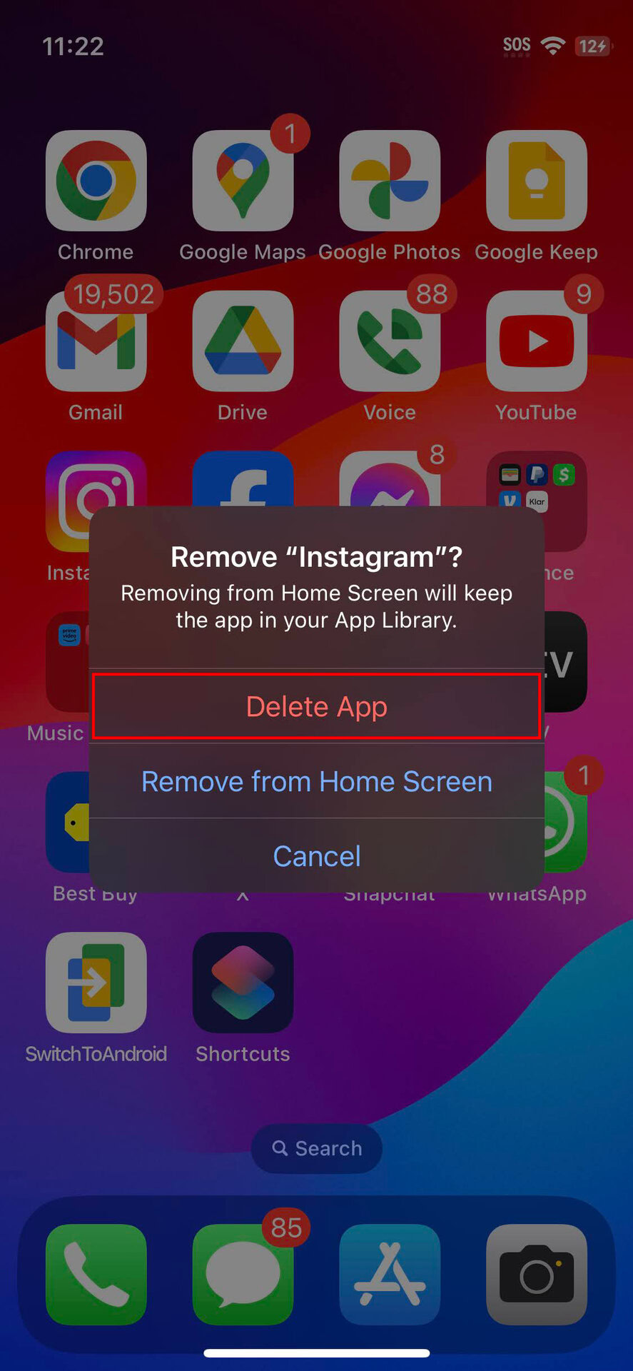 How to uninstall apps on iPhone (3)