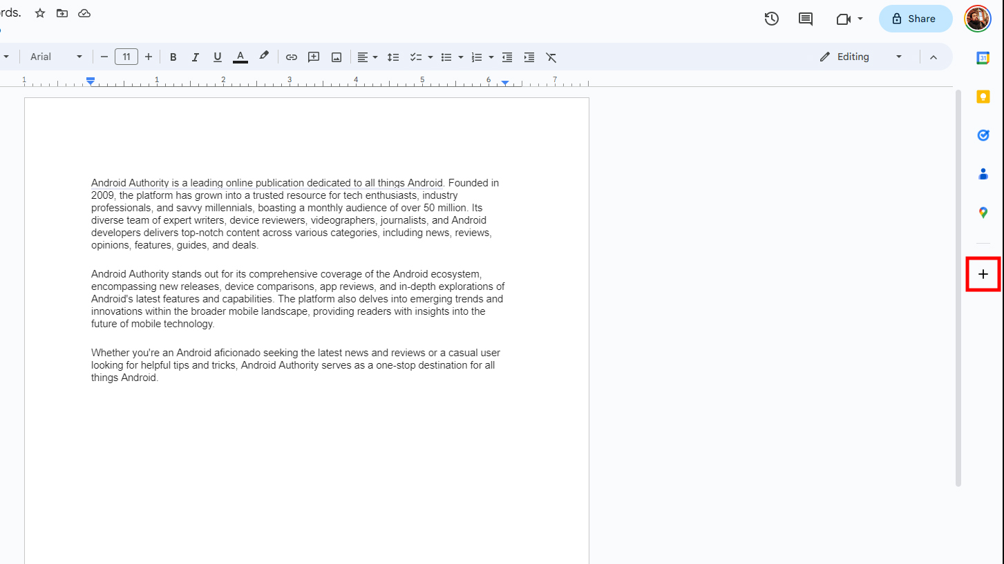 How to use GPT Workspace on Google Docs (1)