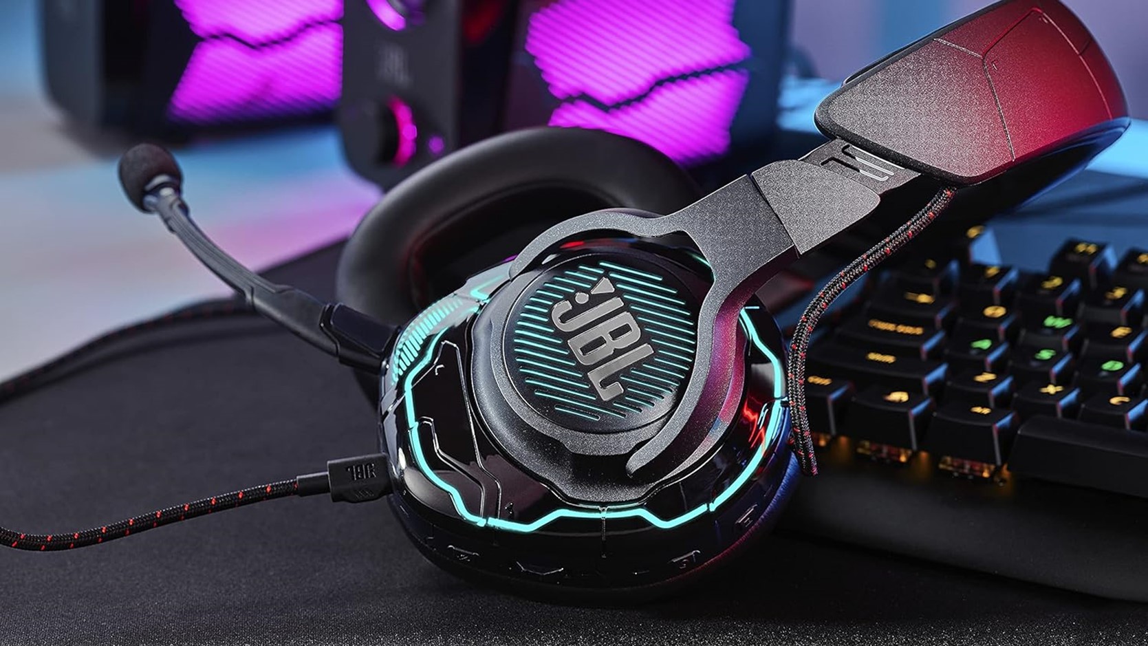 JBL Quantum ONE Gaming Headset Promo Image