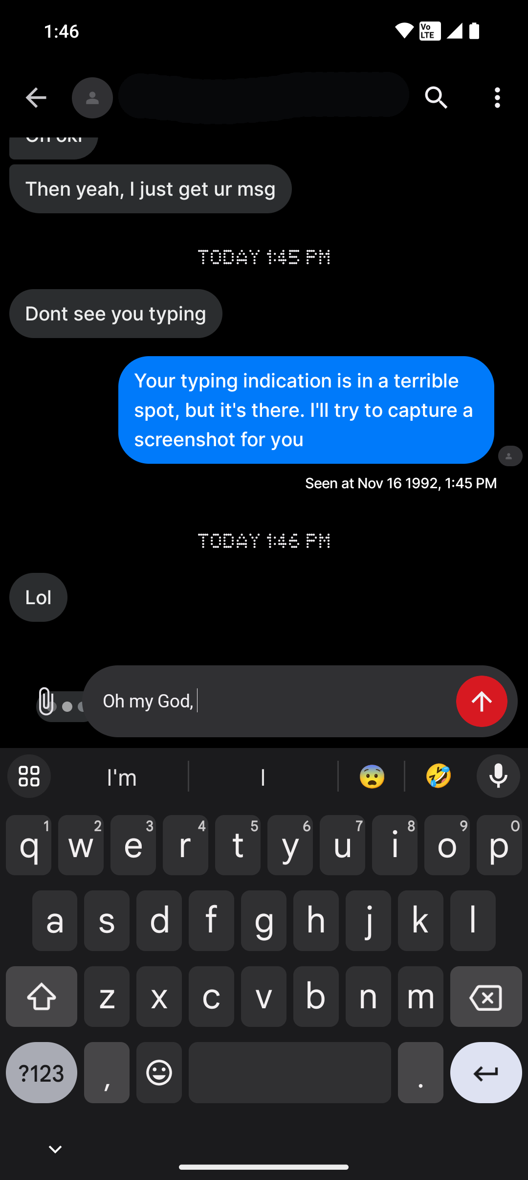 Nothing Chats Typing Indicators