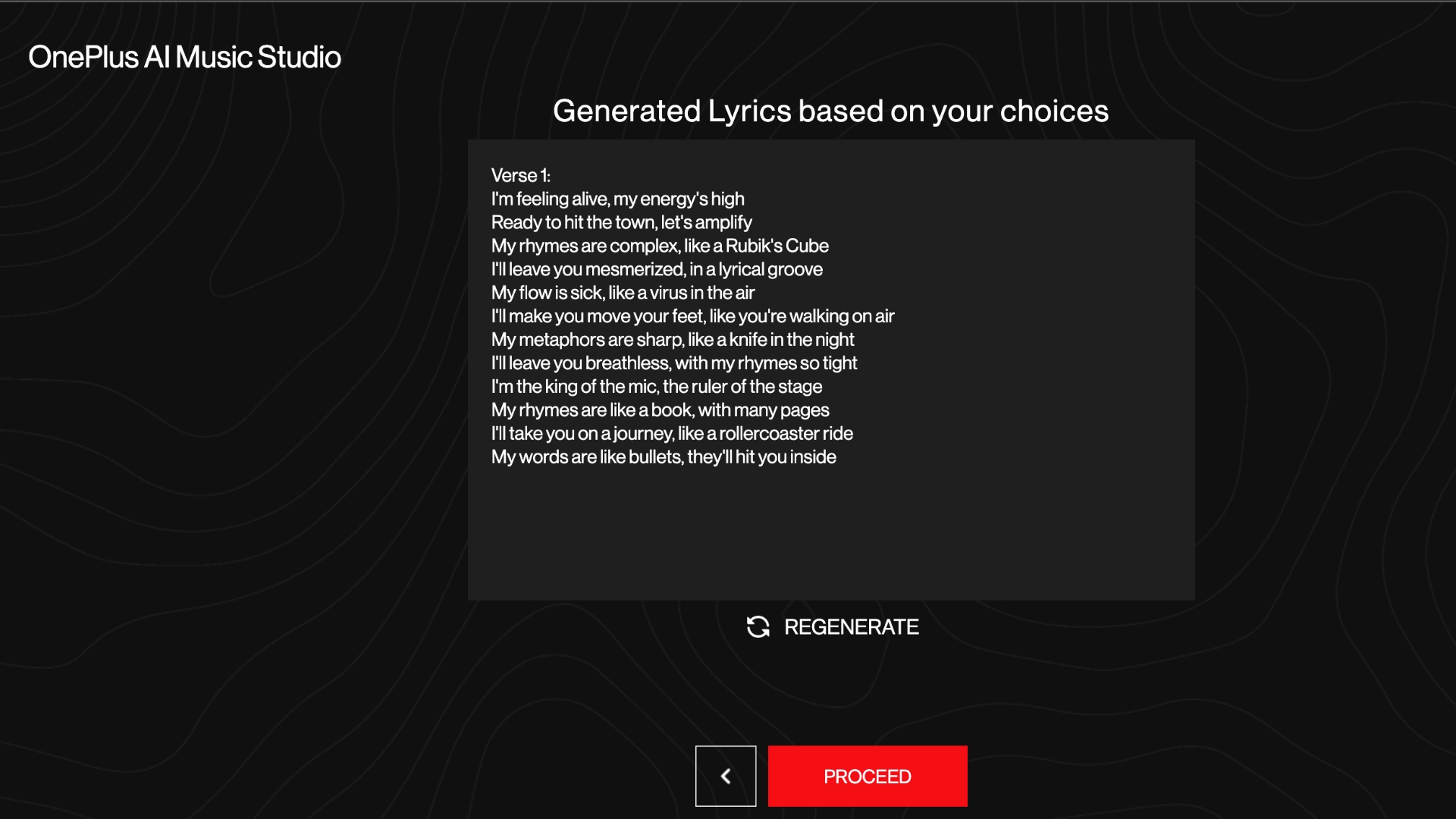 OnePlus AI Music Generator 3