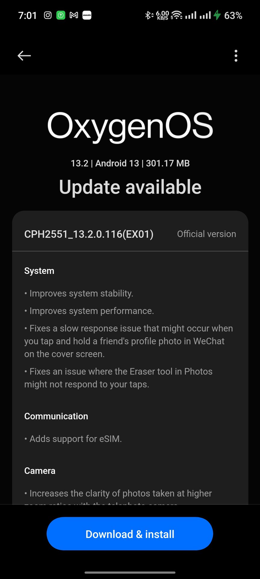 OnePlus Open update (2)
