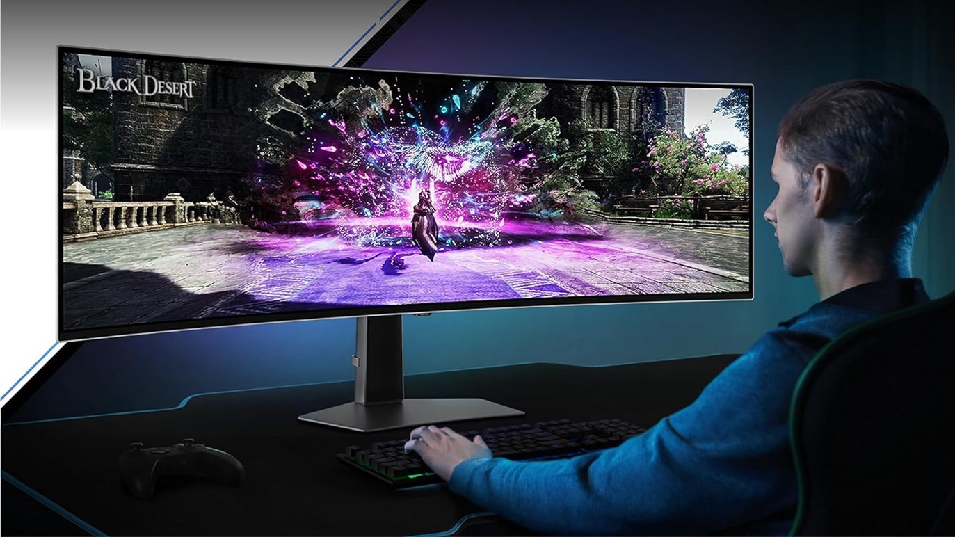 Samsung 49 inch Odyssey G9 Curved Gaming Monitor Promo Image