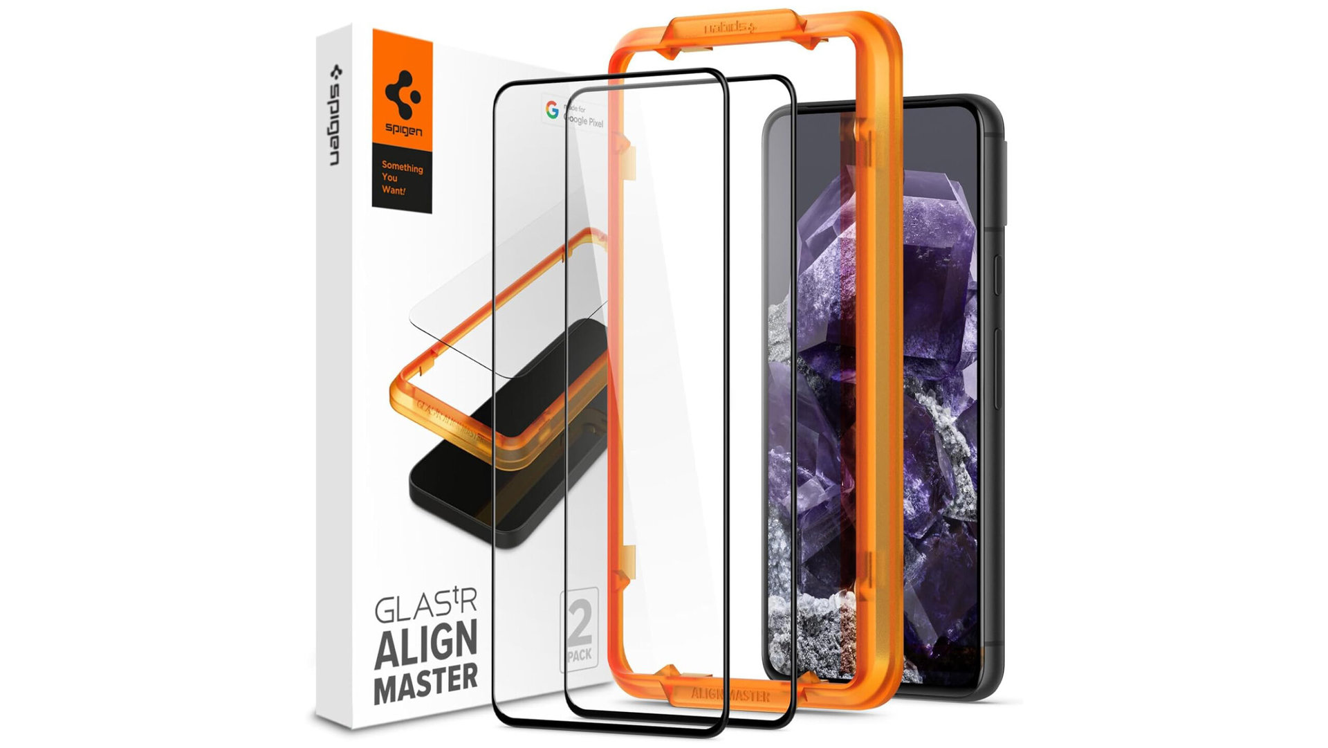 Spigen Tempered Glass Screen Protector for Pixel 8