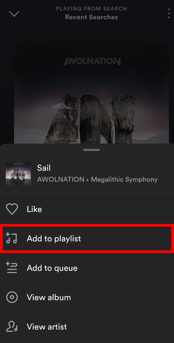 Spotify Add to Playlist