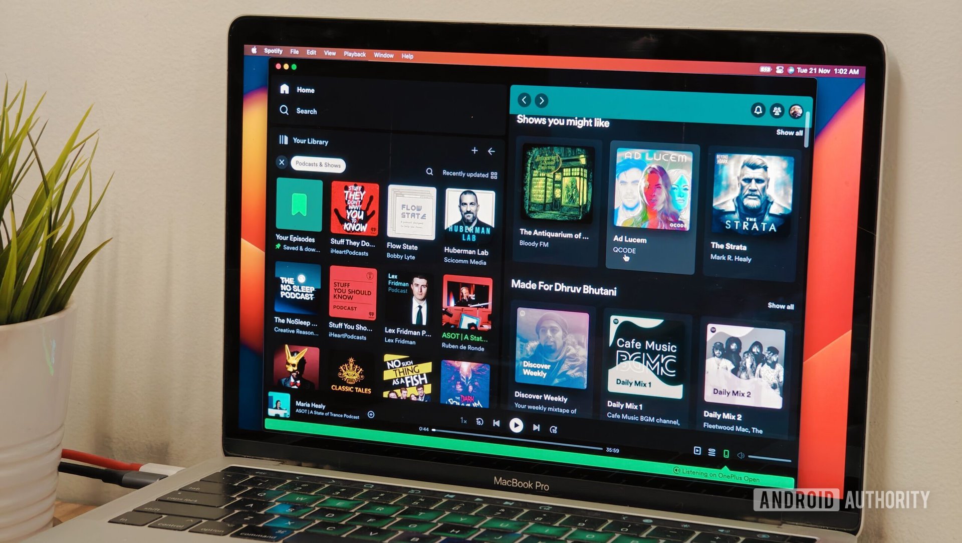 Spotify Connect Desktop app on a Mac