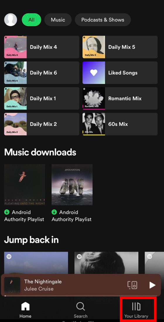 Spotify Music Your Library 2
