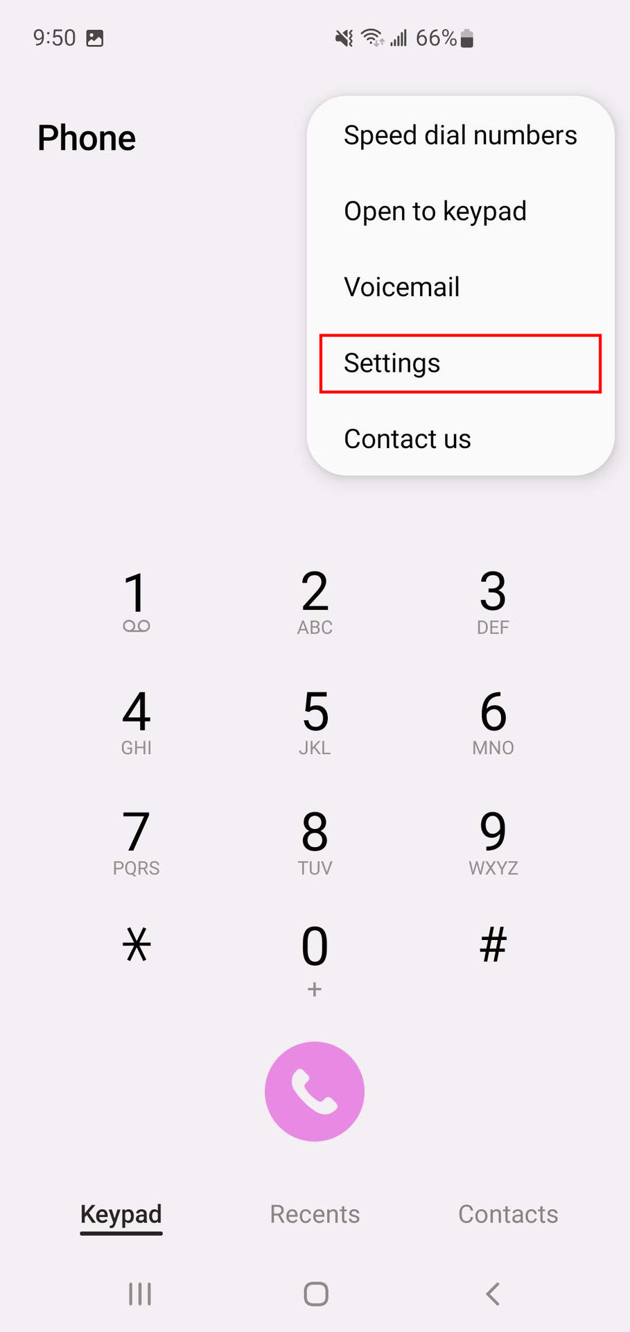 Turn Wi Fi calling on or off on Samsung Galaxy phones from the phone app (2)