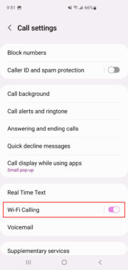 How to turn Wi-Fi calling on or off on Samsung Galaxy phones