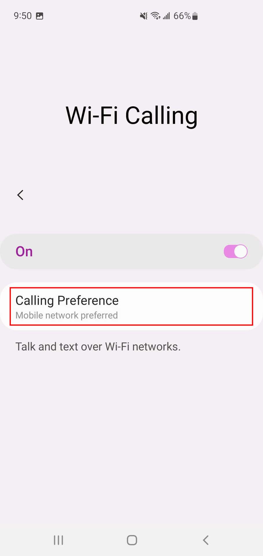 Turn Wi Fi calling on or off on Samsung Galaxy phones from the settings (3)