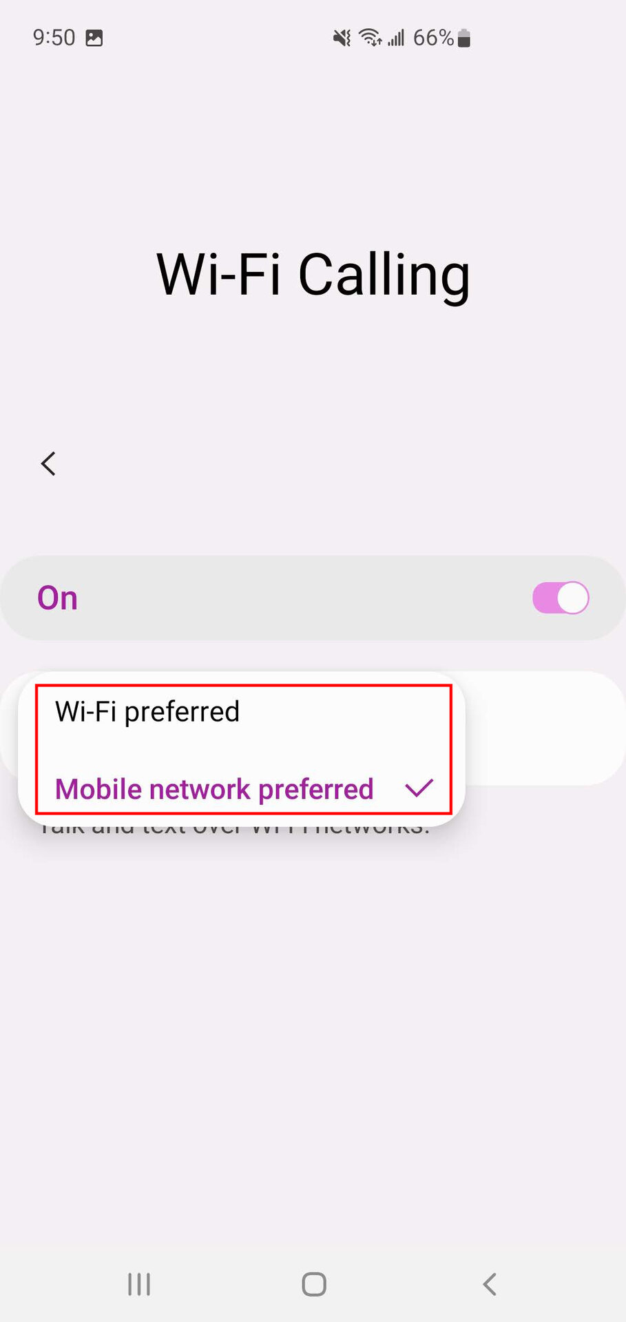 Turn Wi Fi calling on or off on Samsung Galaxy phones from the settings (4)